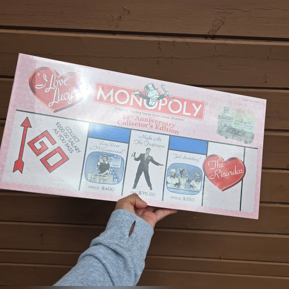 I Love Lucy Monopoly 60th Anniversary Edition SEALED.
